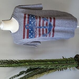 Sonoma Heather Gray Tee with Nautical and Patriotic Graphics